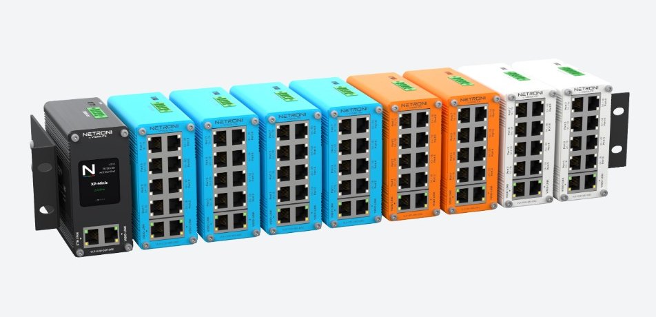 XP-Series modules mounted in a 19-inch rack
